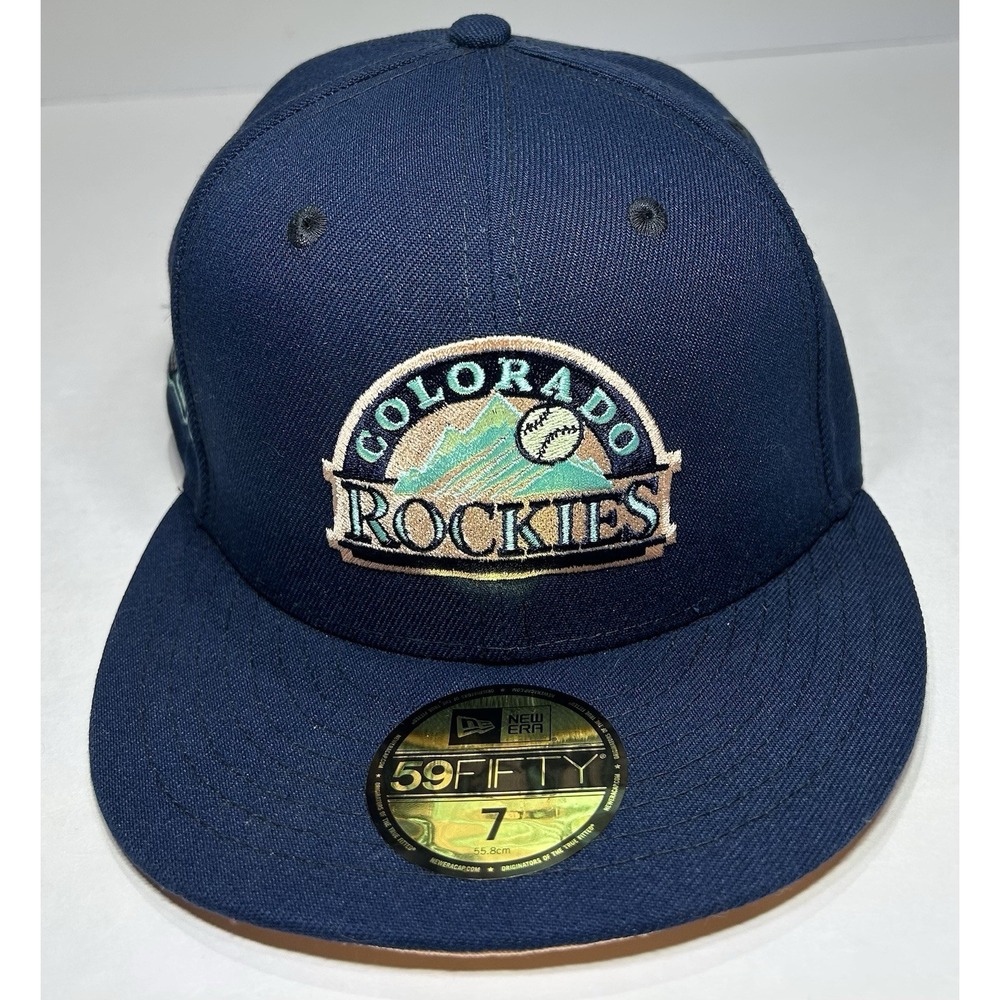 Lids HD Exclusive Oceanside Peach Colorado Rockies Size 7 Baseball Hat Cap